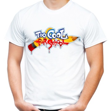 Koszulka t-shirt do szkoły too cool for school XXL