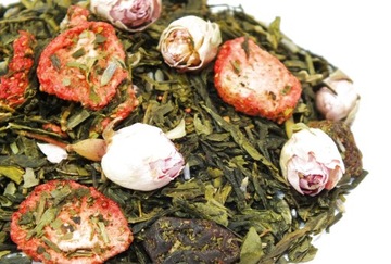 Truskawki w Szampanie herbata zielona 50g