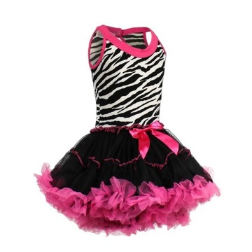 sukienka ZEBRA taniec TUTU sesja SK663 116 122