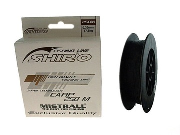 ŻYŁKA MISTRALL SHIRO CARP BLACK 0,26mm / 250m