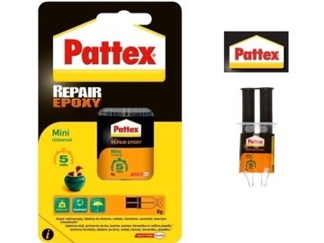 PATTEX EPOXY REPAIR УНИВЕРСАЛЬНЫЙ КЛЕЙ 5 мин ДВУХКОМПОНЕНТНЫЙ ПРОЧНЫЙ