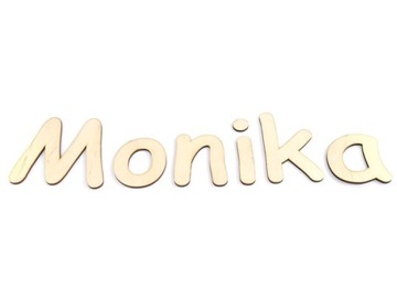 LITERY LITERKI DREWNIANE NA ŚCIANĘ IMIĘ 9cm RD78