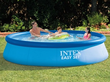 Расширяющийся садовый бассейн INTEX 366 х 76 см – идеален для лета!