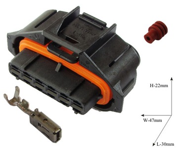 6-контактный разъем Bosch MCP2.8