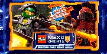 Karty LEGO Nexo Knights nr 1/2016. Saszetka 5 kart