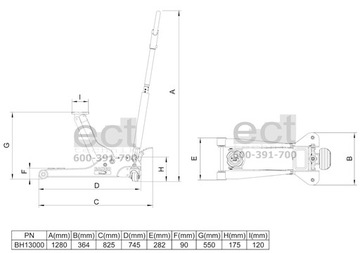 ГАРАЖНЫЙ ПОДЪЕМНИК ŻABA BAHCO 3T BH13000