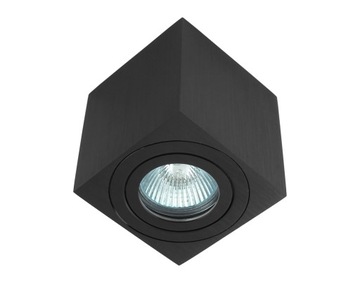 HERMETYCZNA OPRAWA NATYNKOWA GU10 ALUMINIUM CZARNA