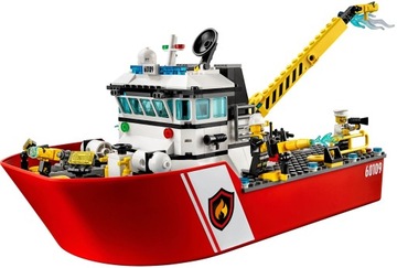 LEGO CITY 60109 Кирпичи ПОЖАРНАЯ ЛОДКА ОХРАНА