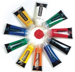FARBKI FARBY AKRYLOWE MEGA 10 X 75 ML