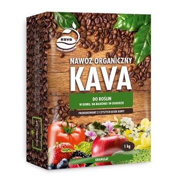 Granulowany nawóz organiczny KAVA KAWA z kawy 1kg