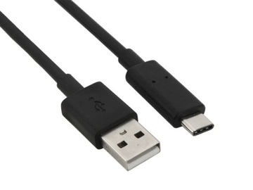 Kabel USB 3.1 USB-C typ C do USB 2.0 25cm CZARNY