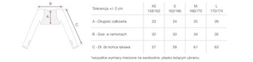 OCIEPLACZ NA BODY BOLERKO DO TAŃCA BALET Y3 KB M