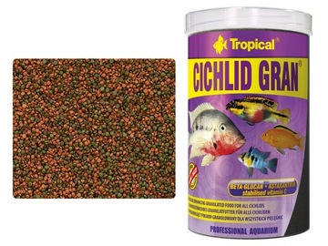 TROPICAL CICHLID GRAN 1000ml PIELĘGNICE PYSZCZAKI