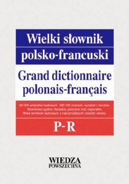 Wielki słownik polsko-francuski tom 3 p-r