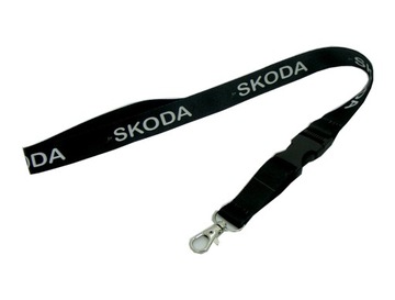 SMYCZ SKODA czarny z napisem szer 20mm dł 52cm