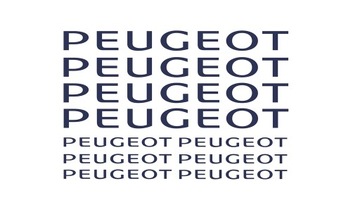 Naklejka zastępcza PEUGEOT na rower NAKLEJKI