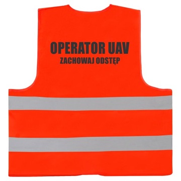 KOSZULKA OCHRONNA OPERATOR UAV CZARNY ODBLASK - M