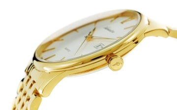 Zegarek Męski Adriatica Złoty Bransoleta A8254.1153Q