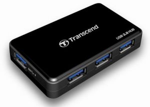 Transcend TS-HUB3K hub USB 3.0 4-portowy zasilacz