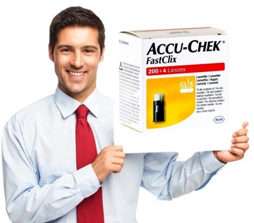 ACCU-CHEK FASTCLIX LANCETY 204 sztuki - igły