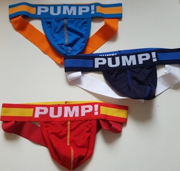 PUMP JOCKSTRAP MAJTKI L GRANATOWY SIATKA