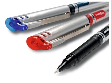 Ручка-роллер Pentel BL17, 0,7 мм, черная, 2 шт.