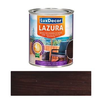 Luxdecor Lazura 4 lata ochrony 0,75l PALISANDER