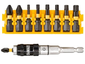 Угловой держатель + биты IMPACT DEWALT DT70578T