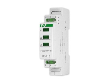 F&F LAMPKA SYGNALIZACYJNA LED 3F ZIELONA PL