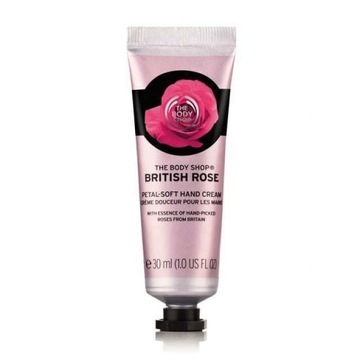 THE BODY SHOP BRITISH ROSE HAND CREAM Krem do rąk Brytyjska Róża 30 ml