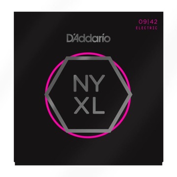 D'ADDARIO NYXL 9-42 STRUNY DO GITARY ELEKTRYCZNEJ