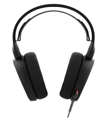 Uszkodzone słuchawki gamingowe z mikrofonem Steelseries Arctis 5 do PC PS4
