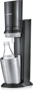 Saturator do wody SodaStream Crystal 2.0 szklana karafka + nabój czarny