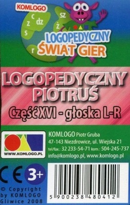 Logopedyczny Piotruś. Część XVI - głoski L-R