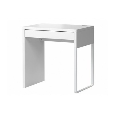 OUTLET MICKE biurko 73x50x75 cm z szufladą BIAŁY #183