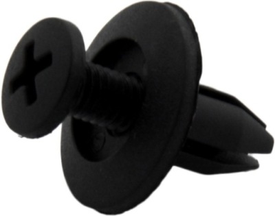 Клипса штифт распорный чёрный honda isuzu nissan фото №1