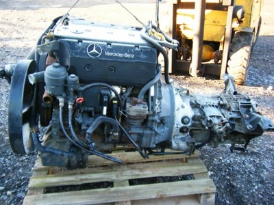 Mercedes atego dół двигателя блок wał шатуны поршни фото №1