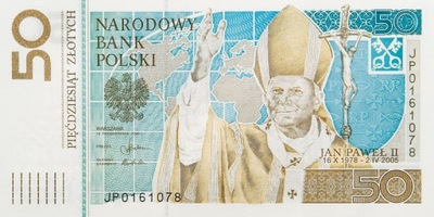 Banknot kolekcjonerski - Jan Paweł II - Stan 1