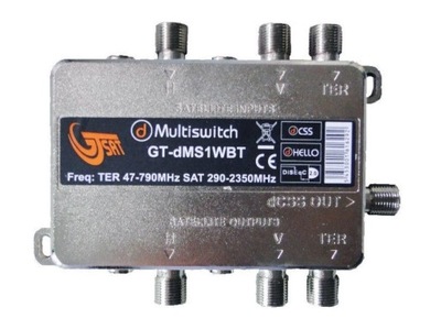 Multiswitch SAT Unicable II GT-SAT GT-dMS1TWBT