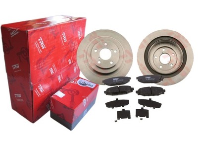 DISCS + PADS TRW REAR SUBARU LEGACY IV V - milautoparts-fr.ukrlive.com