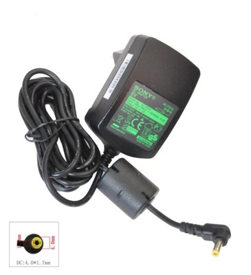 Oryginalna ładowarka SONY 5V 2000mA AC-P5V6 do PSP, wtyk PL EU
