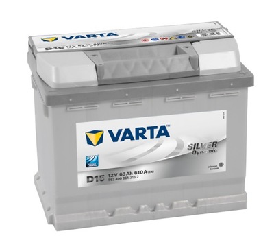 BATTERY VARTA SILVER D15 63AH 610A - milautoparts-fr.ukrlive.com