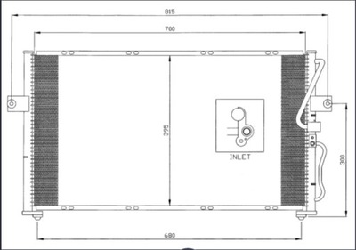 Радіатор кондиціонера kia carnival 1999- фото №1