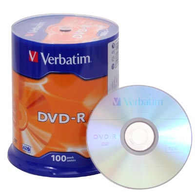 VERBATIM DVD-R 4,7 GB 16x AZO 100 SZTUK WARSZAWA