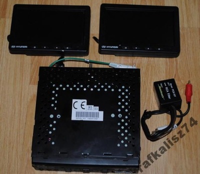 Програвач dvd + 2 lcd hyundai matrix brzeg фото №1