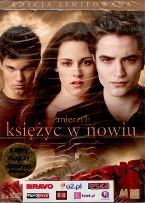Zmierzch 2 Księżyc w nowiu płyta DVD NOWA ORYGINALNIE FOLIOWANA