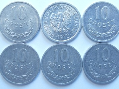 Moneta 10 gr 1973 r ładna
