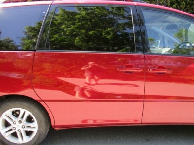 Toyota previa ii 00-06 дверь задняя правое lak 3j7 бордовые фото №1