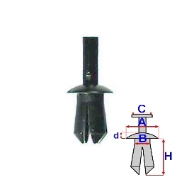 RIVET DE COLLECTEUR EXTENSEUR OPEL ASTRA CORSA A12710 - milautoparts-fr.ukrlive.com