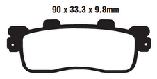 EBC PADS HAMUL. SFA498 KYMCO DOWNTOWN 125 09-17 - milautoparts-fr.ukrlive.com